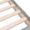 vidaXL - Bedframe - bewerkt - hout - grijs - sonoma - eikenkleurig - 90x190 - cm