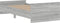 vidaXL - Bedframe - bewerkt - hout - grijs - sonoma - eikenkleurig - 100x200 - cm