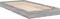 vidaXL - Bedframe - bewerkt - hout - grijs - sonoma - eikenkleurig - 75x190 - cm
