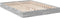 vidaXL - Bedframe - bewerkt - hout - grijs - sonoma - eikenkleurig - 135x190 - cm