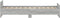 vidaXL - Bedframe - bewerkt - hout - grijs - sonoma - eikenkleurig - 100x200 - cm
