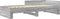 vidaXL - Bedframe - bewerkt - hout - grijs - sonoma - eikenkleurig - 90x200 - cm