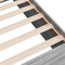 vidaXL - Bedframe - bewerkt - hout - grijs - sonoma - eikenkleurig - 75x190 - cm
