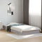 vidaXL - Bedframe - bewerkt - hout - grijs - sonoma - eikenkleurig - 90x190 - cm