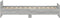 vidaXL - Bedframe - bewerkt - hout - grijs - sonoma - eikenkleurig - 90x200 - cm