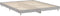 vidaXL - Bedframe - bewerkt - hout - grijs - sonoma - eikenkleurig - 120x200 - cm