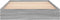 vidaXL - Bedframe - bewerkt - hout - grijs - sonoma - eikenkleurig - 90x200 - cm