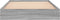 vidaXL - Bedframe - bewerkt - hout - grijs - sonoma - eikenkleurig - 75x190 - cm