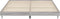 vidaXL - Bedframe - bewerkt - hout - grijs - sonoma - eikenkleurig - 120x200 - cm