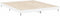 vidaXL - Bedframe - bewerkt - hout - hoogglans - wit - 140x200 - cm