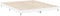 vidaXL - Bedframe - bewerkt - hout - hoogglans - wit - 140x200 - cm