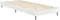 vidaXL - Bedframe - bewerkt - hout - hoogglans - wit - 75x190 - cm