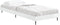 vidaXL - Bedframe - bewerkt - hout - hoogglans - wit - 75x190 - cm