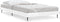 vidaXL - Bedframe - bewerkt - hout - hoogglans - wit - 90x200 - cm