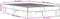 vidaXL - Bedframe - bewerkt - hout - metaal - bruin - eikenkleur - 140x200 - cm