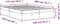 vidaXL - Bedframe - bewerkt - hout - metaal - bruin - eikenkleur - 140x200 - cm
