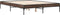 vidaXL - Bedframe - bewerkt - hout - metaal - bruin - eikenkleur - 120x190 - cm