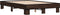 vidaXL - Bedframe - bewerkt - hout - metaal - bruin - eikenkleur - 120x200 - cm