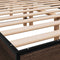 vidaXL - Bedframe - bewerkt - hout - metaal - bruin - eikenkleur - 120x200 - cm