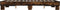 vidaXL - Bedframe - bewerkt - hout - metaal - bruin - eikenkleur - 120x200 - cm