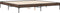 vidaXL - Bedframe - bewerkt - hout - metaal - bruin - eikenkleur - 180x200 - cm