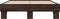 vidaXL - Bedframe - bewerkt - hout - metaal - bruin - eikenkleur - 140x190 - cm