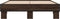 vidaXL - Bedframe - bewerkt - hout - metaal - bruin - eikenkleur - 140x200 - cm