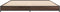 vidaXL - Bedframe - bewerkt - hout - metaal - bruin - eikenkleur - 140x200 - cm