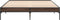 vidaXL - Bedframe - bewerkt - hout - metaal - bruin - eikenkleur - 140x200 - cm