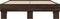 vidaXL - Bedframe - bewerkt - hout - metaal - bruin - eikenkleur - 135x190 - cm