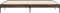 vidaXL - Bedframe - bewerkt - hout - metaal - bruin - eikenkleur - 180x200 - cm