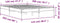 vidaXL - Bedframe - bewerkt - hout - metaal - gerookt - eikenkleurig - 120x200 - cm