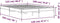 vidaXL - Bedframe - bewerkt - hout - metaal - gerookt - eikenkleurig - 120x190 - cm
