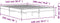 vidaXL - Bedframe - bewerkt - hout - metaal - gerookt - eikenkleurig - 140x190 - cm