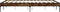 vidaXL - Bedframe - bewerkt - hout - metaal - gerookt - eikenkleurig - 120x200 - cm