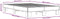 vidaXL - Bedframe - bewerkt - hout - metaal - gerookt - eikenkleurig - 120x200 - cm