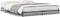 vidaXL - Bedframe - bewerkt - hout - metaal - grijs - sonoma - eiken - 135x190 - cm