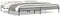 vidaXL - Bedframe - bewerkt - hout - metaal - grijs - sonoma - eiken - 200x200 - cm