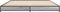 vidaXL - Bedframe - bewerkt - hout - metaal - grijs - sonoma - eiken - 140x200 - cm
