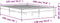 vidaXL - Bedframe - bewerkt - hout - metaal - grijs - sonoma - eiken - 135x190 - cm