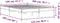 vidaXL - Bedframe - bewerkt - hout - metaal - grijs - sonoma - eiken - 120x200 - cm