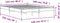 vidaXL - Bedframe - bewerkt - hout - metaal - grijs - sonoma - eiken - 120x190 - cm
