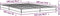 vidaXL - Bedframe - bewerkt - hout - metaal - grijs - sonoma - eiken - 140x190 - cm