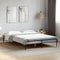 vidaXL - Bedframe - bewerkt - hout - metaal - grijs - sonoma - eiken - 160x200 - cm