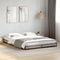vidaXL - Bedframe - bewerkt - hout - metaal - grijs - sonoma - eiken - 150x200 - cm