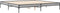 vidaXL - Bedframe - bewerkt - hout - metaal - grijs - sonoma - eiken - 200x200 - cm