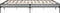 vidaXL - Bedframe - bewerkt - hout - metaal - grijs - sonoma - eiken - 200x200 - cm