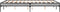 vidaXL - Bedframe - bewerkt - hout - metaal - grijs - sonoma - eiken - 120x200 - cm