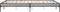 vidaXL - Bedframe - bewerkt - hout - metaal - grijs - sonoma - eiken - 160x200 - cm