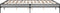 vidaXL - Bedframe - bewerkt - hout - metaal - grijs - sonoma - eiken - 180x200 - cm